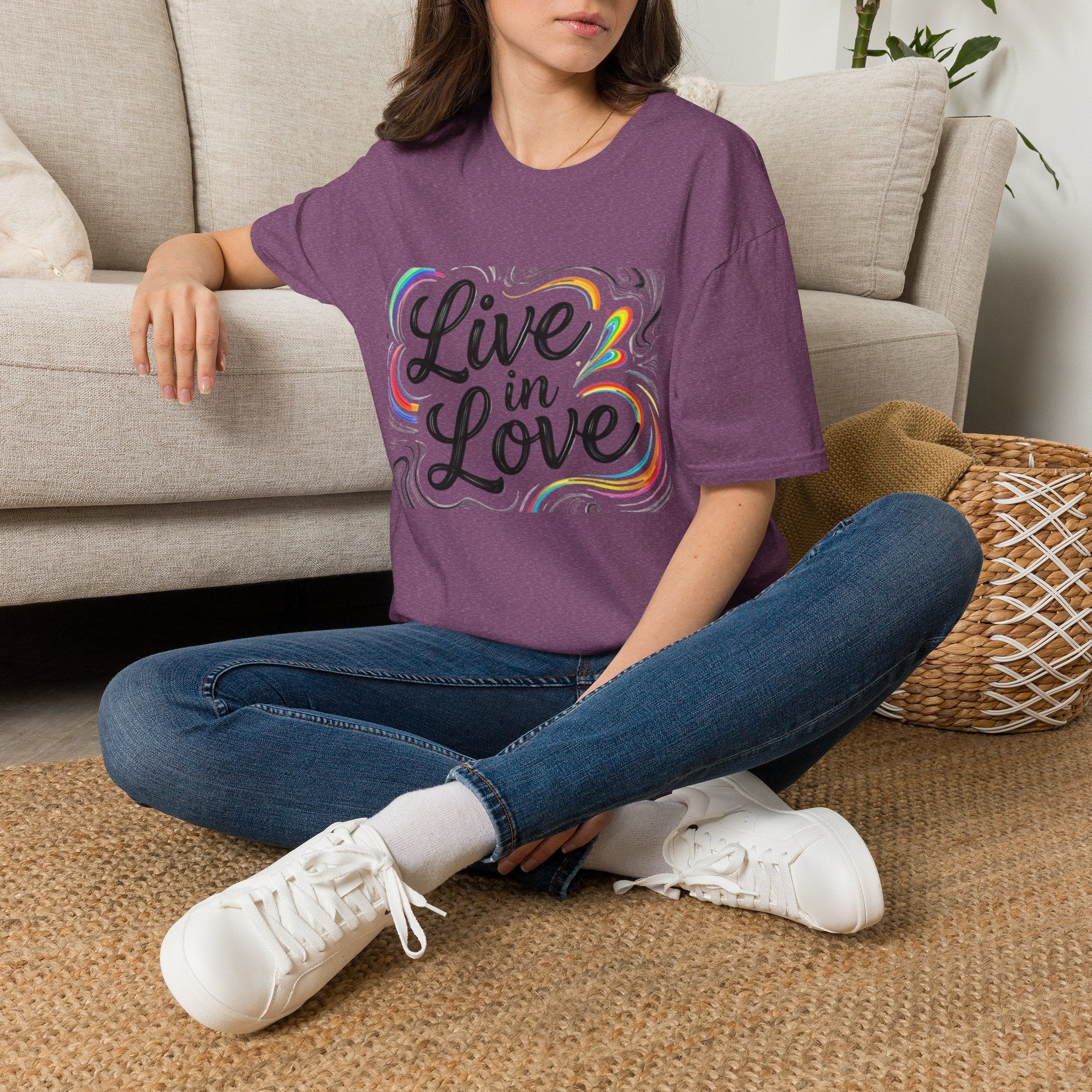 Live in Love Inspirational T-Shirt