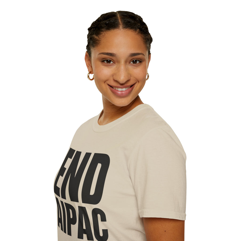 END AIPAC Bold Protest T-Shirt
