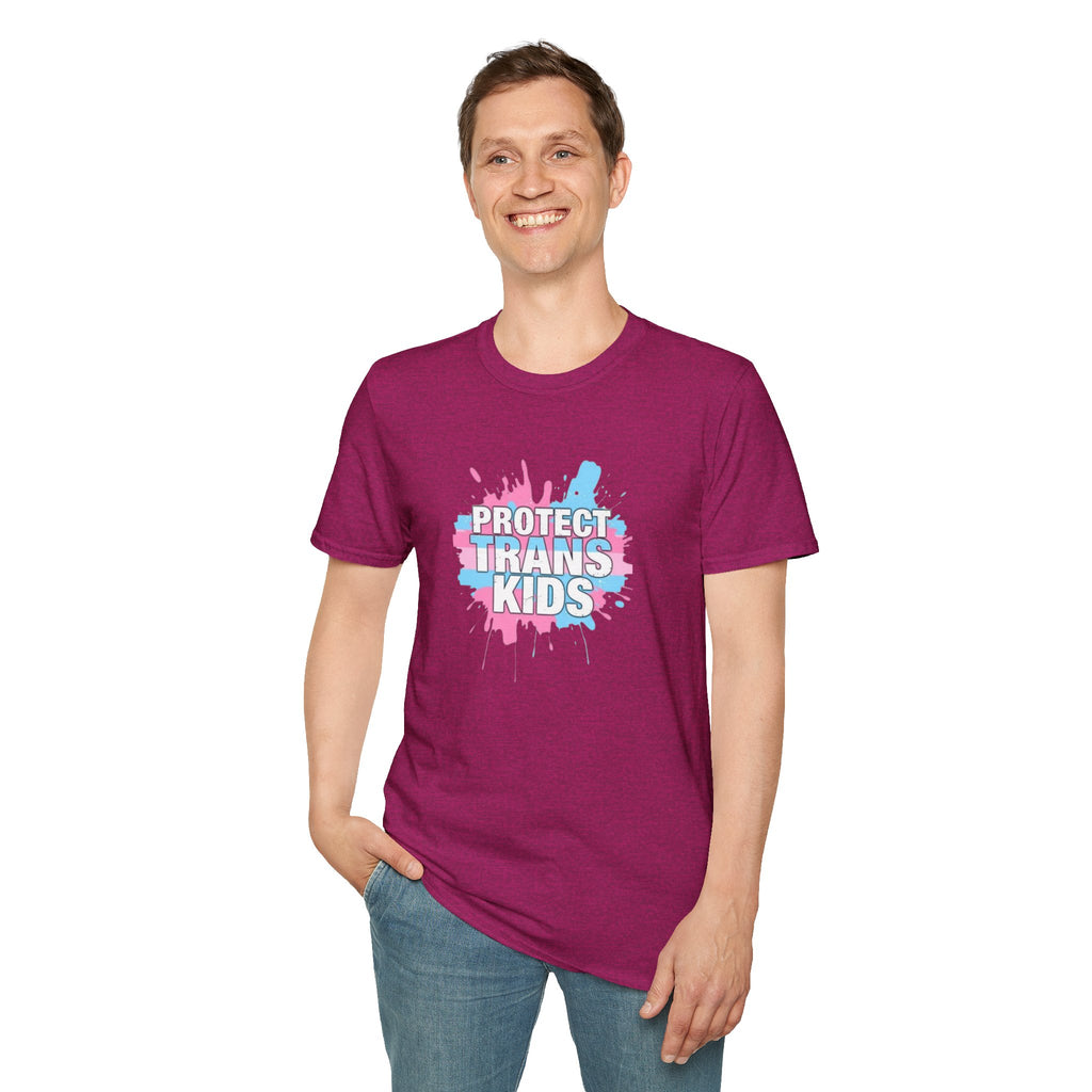 Camiseta unisex infantil "Protect Trans" - Ropa de apoyo LGBTQ+