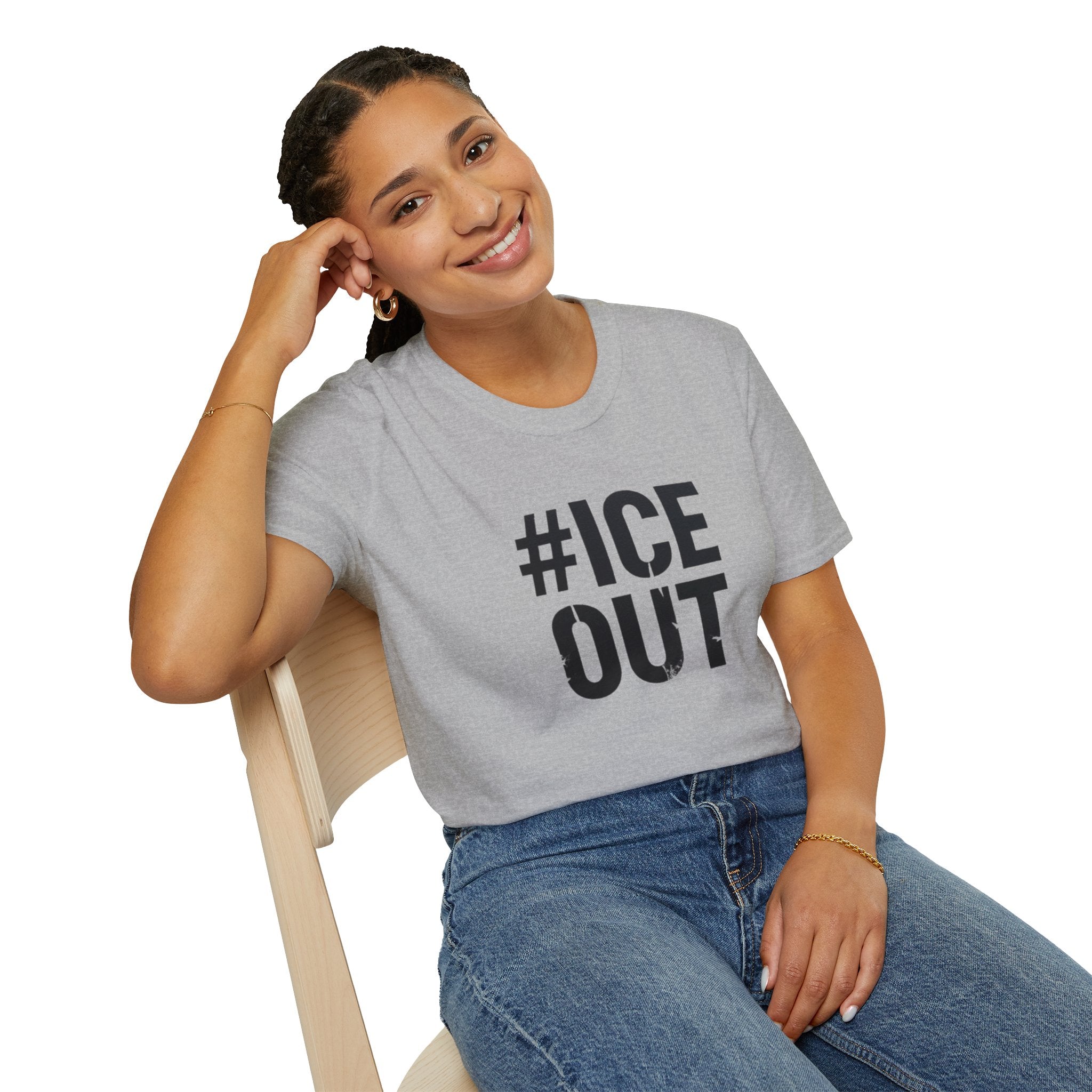 #ICE OUT Political Resistance T-Shirt