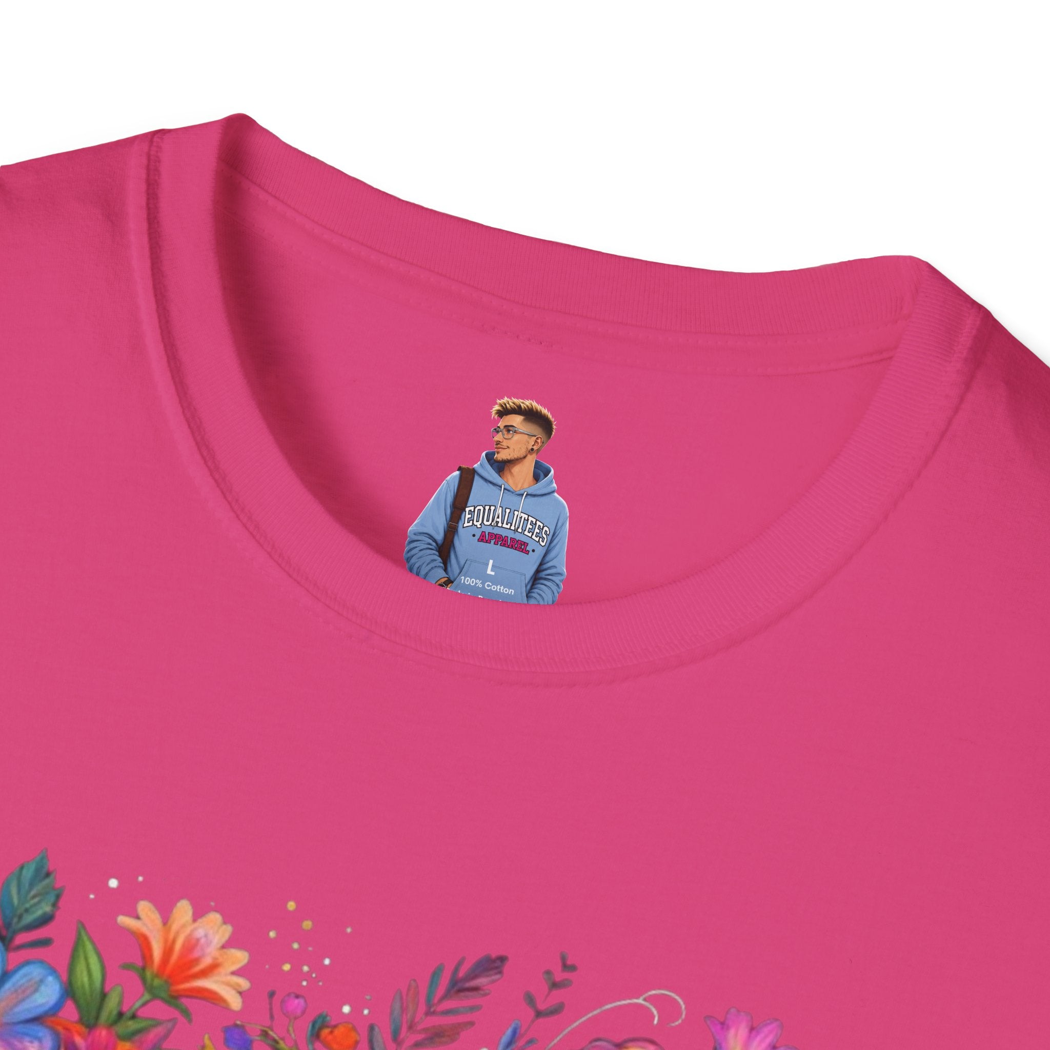 Floral 'FTP' Graphic T-Shirt