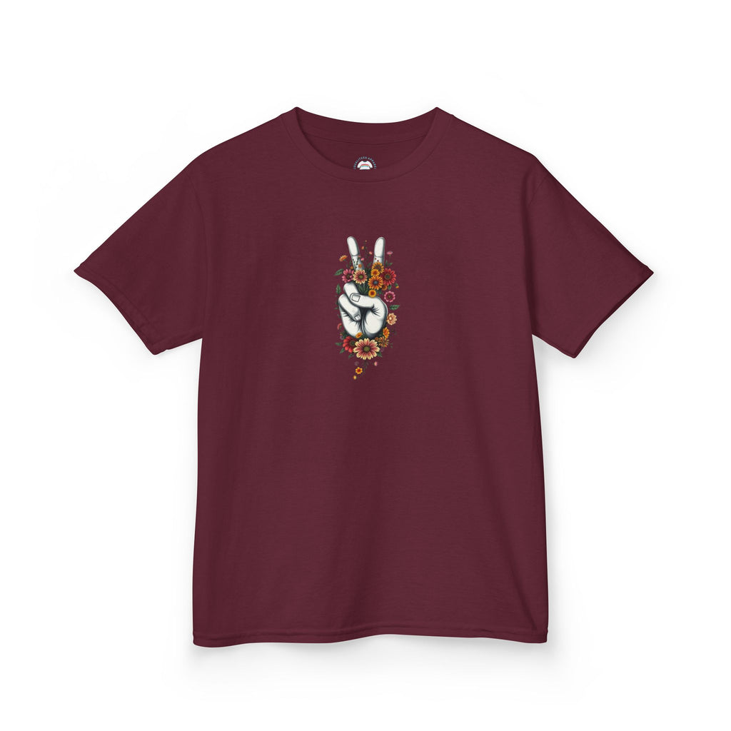 Grow Peace Kids Heavy Cotton™ Tee - EqualiTees.Me