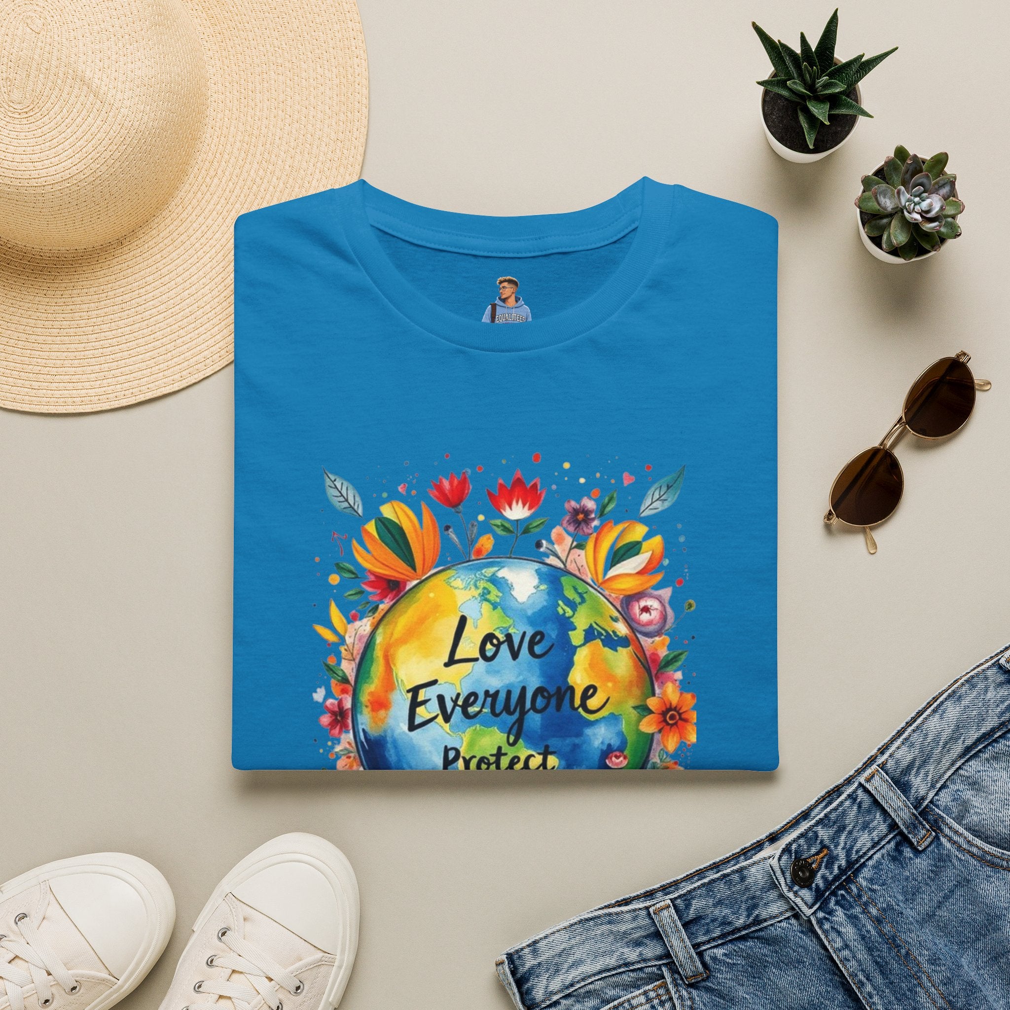 Love Everyone Protect The Planet T-Shirt