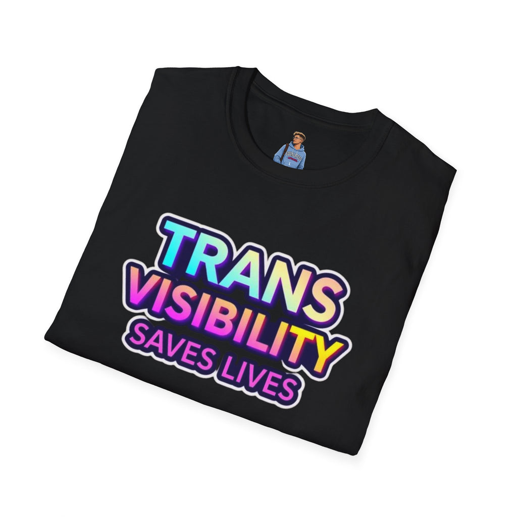 Trans Visibility Saves Lives Statement T-shirt