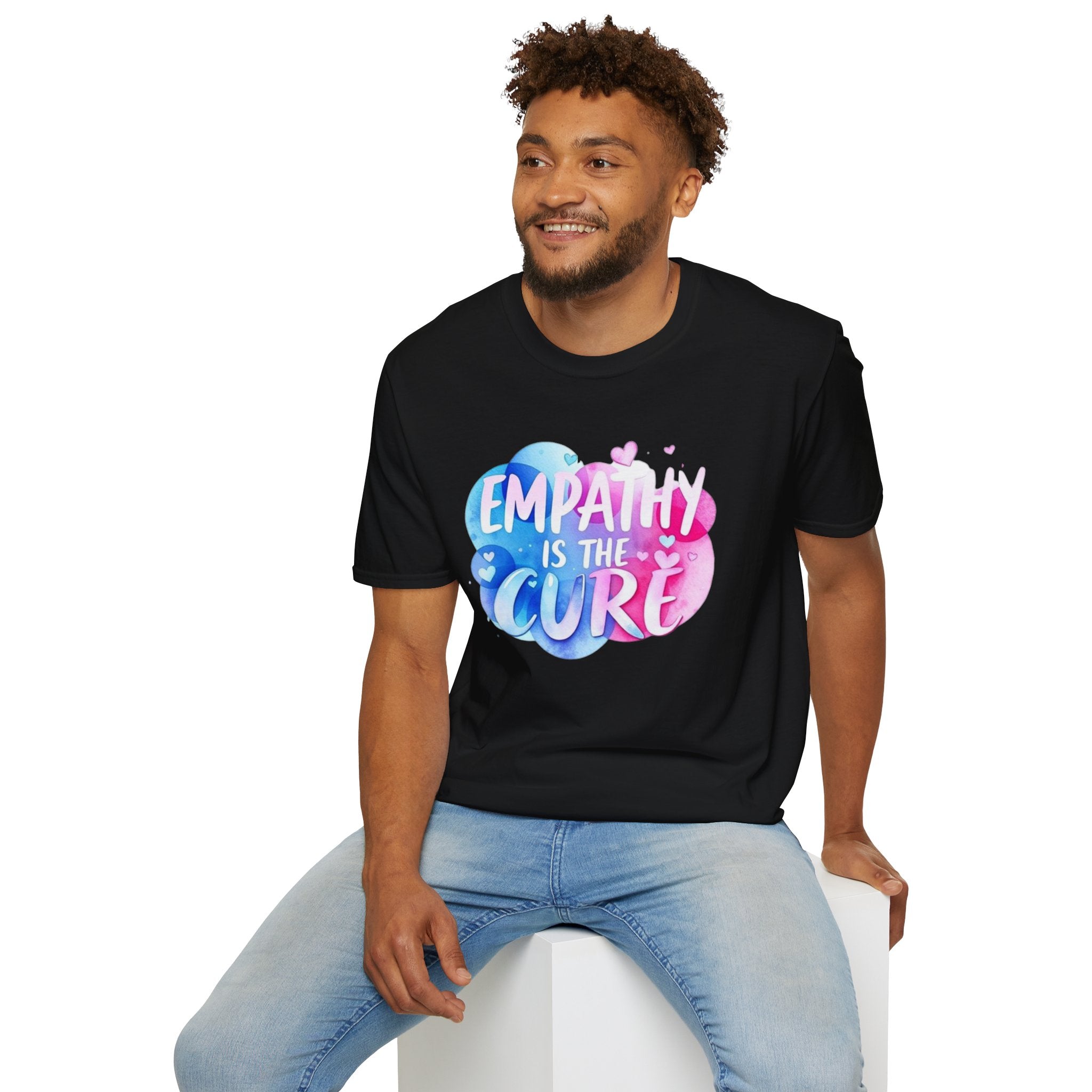Empathy is the Cure Unisex Softstyle T-Shirt - Comfortable and Inspirational Tee for Everyday Wear
