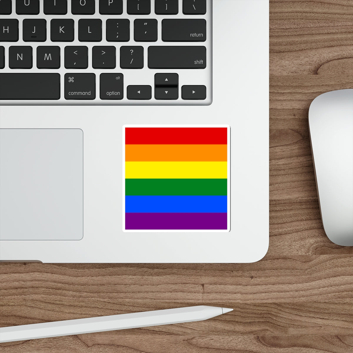 Die-Cut Stickers - Rainbow Flag - EqualiTees.Me