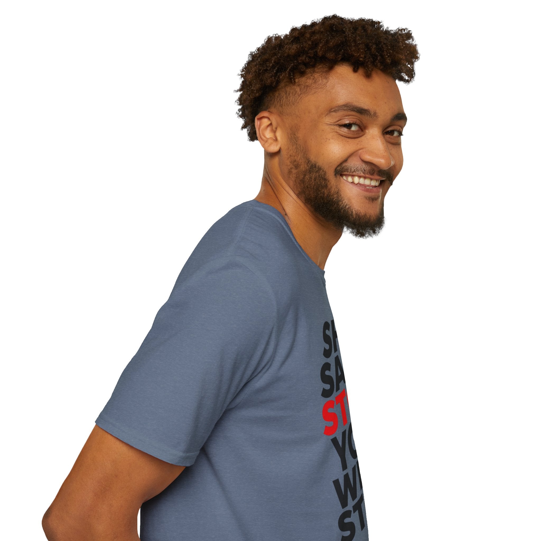 She Said Stop T-Shirt - Bold Statement Tee for Consent Awareness