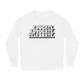 Sudadera unisex de cuello redondo "Educar, defender y celebrar" - Empowerment Apparel