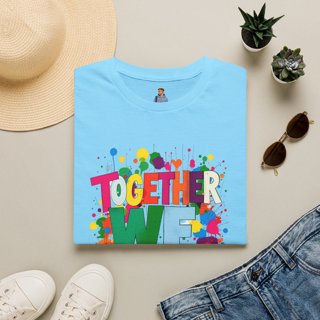 Juntos nos levantamos Camiseta unisex de estilo suave