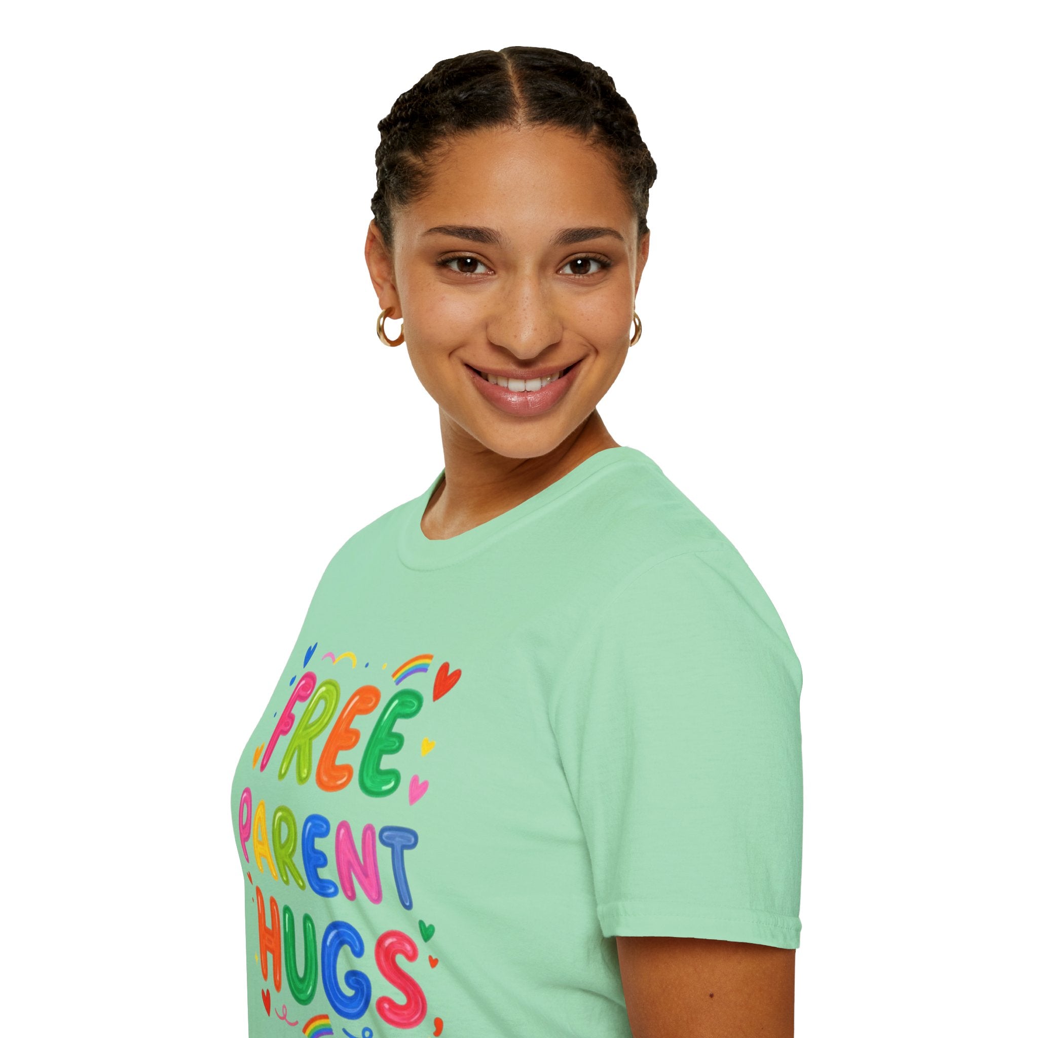Free Parent Hugs Affirming T-Shirt