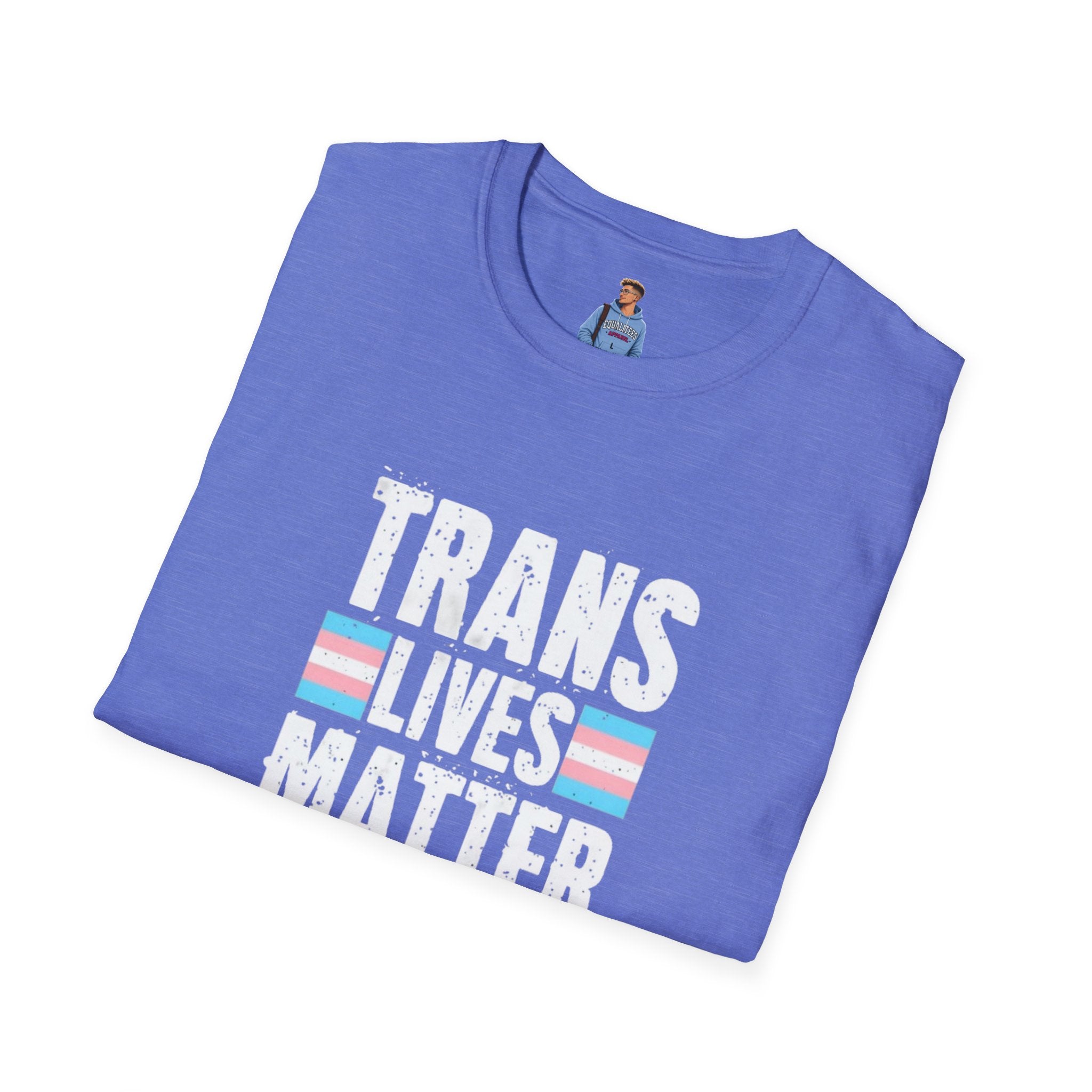 Trans Lives Matter Unisex Softstyle T-Shirt - Support LGBTQ+ Rights