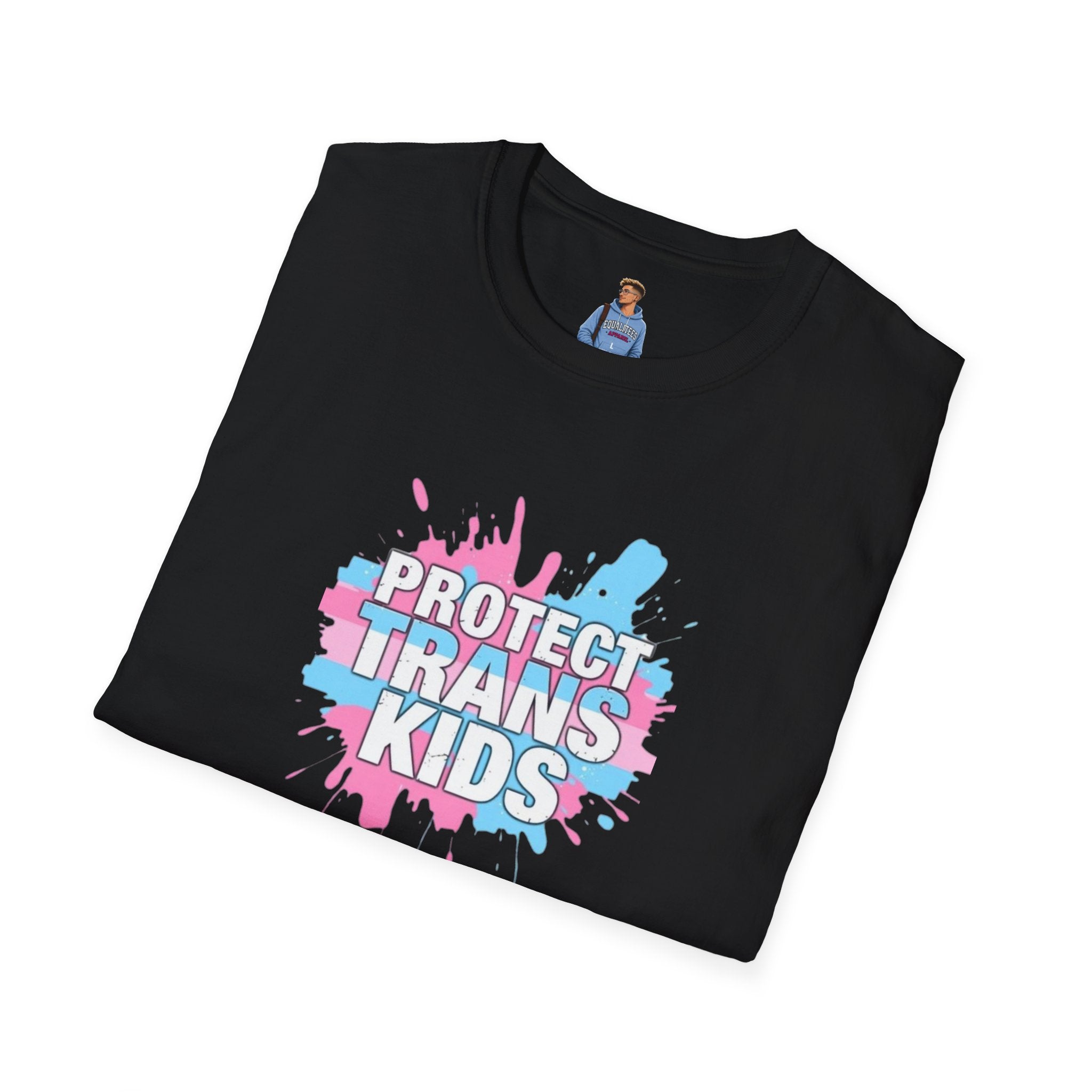 Camiseta unisex infantil "Protect Trans" - Ropa de apoyo LGBTQ+