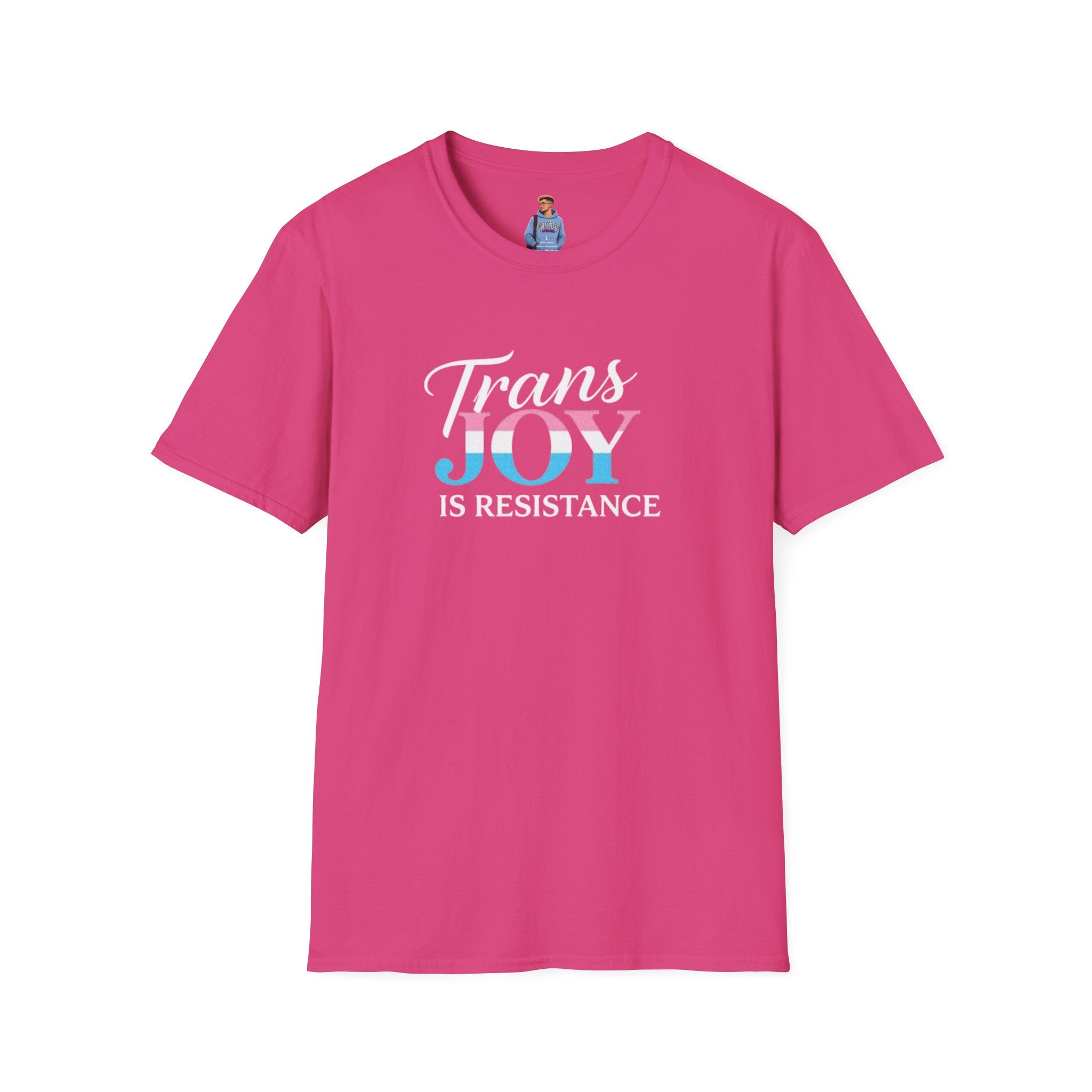 Camiseta unisex Trans Joy is Resistance: Celebra el amor y el empoderamiento