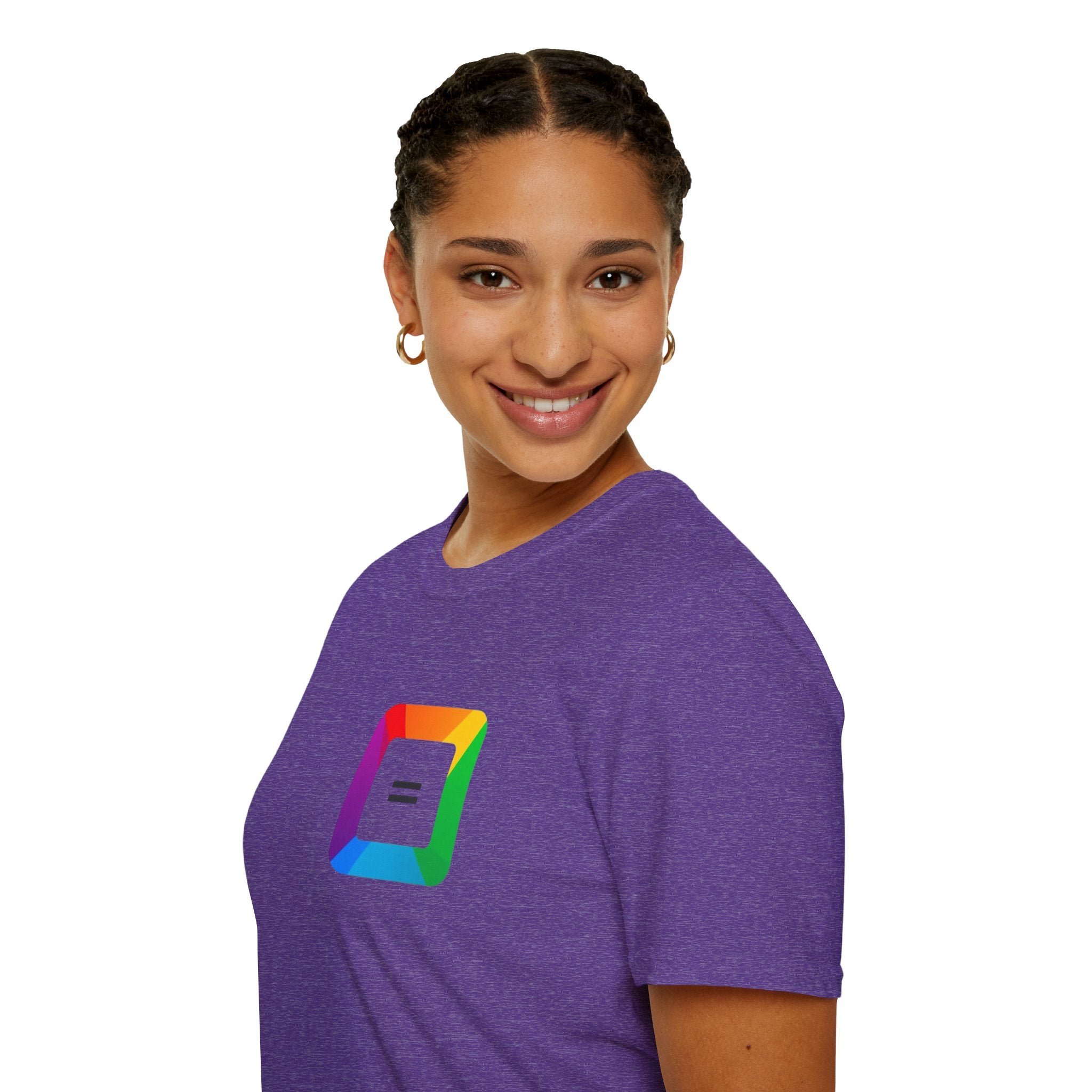 Pride-Theme Unisex Softstyle T-Shirt - "True freedom is Equality for ALL"