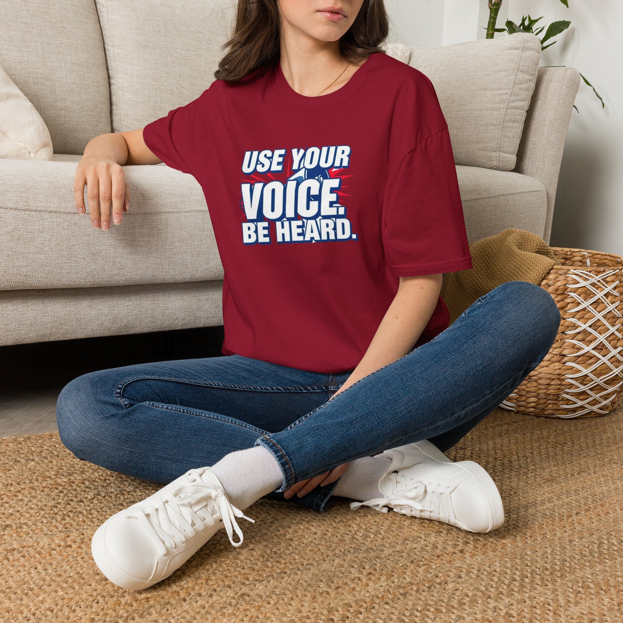Camiseta de empoderamiento: usa tu voz y hazte escuchar