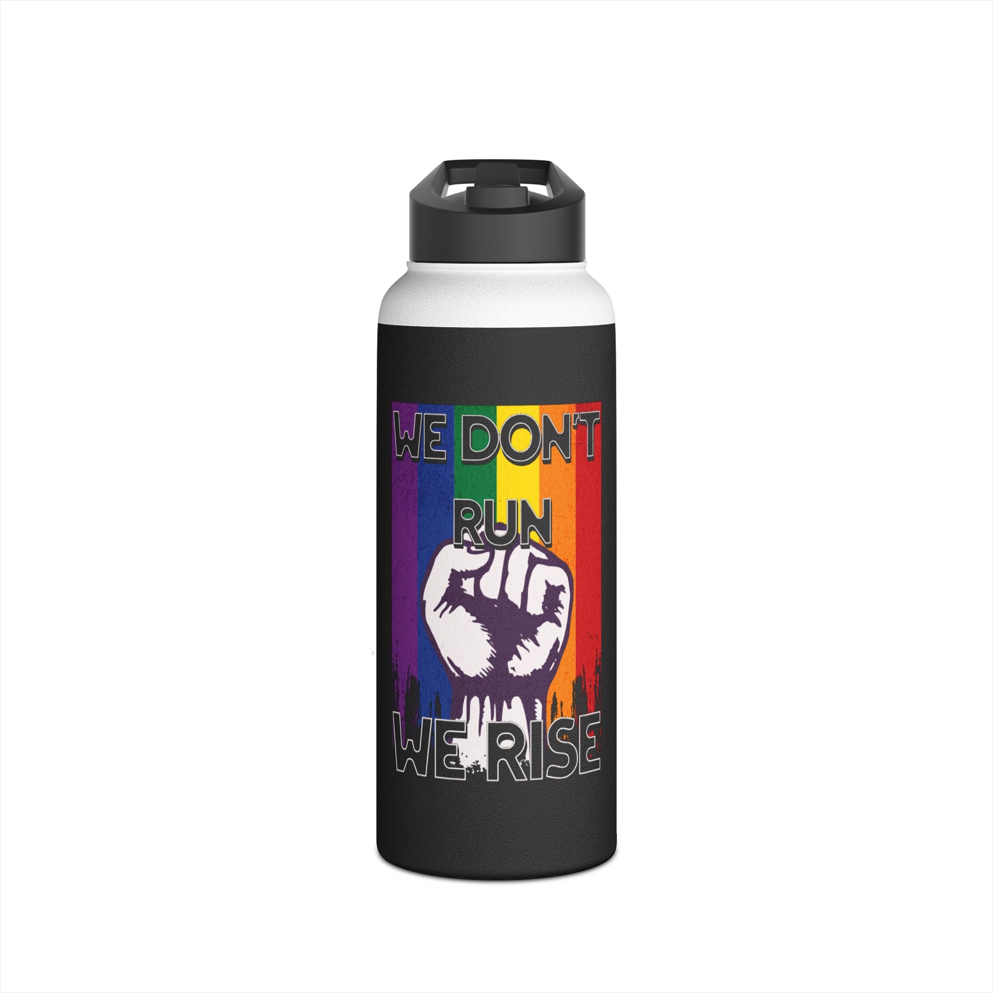 Teaching While Queer Stainless Steel Water Bottle - Perfect for Educators and Allies - EqualiTees.Me