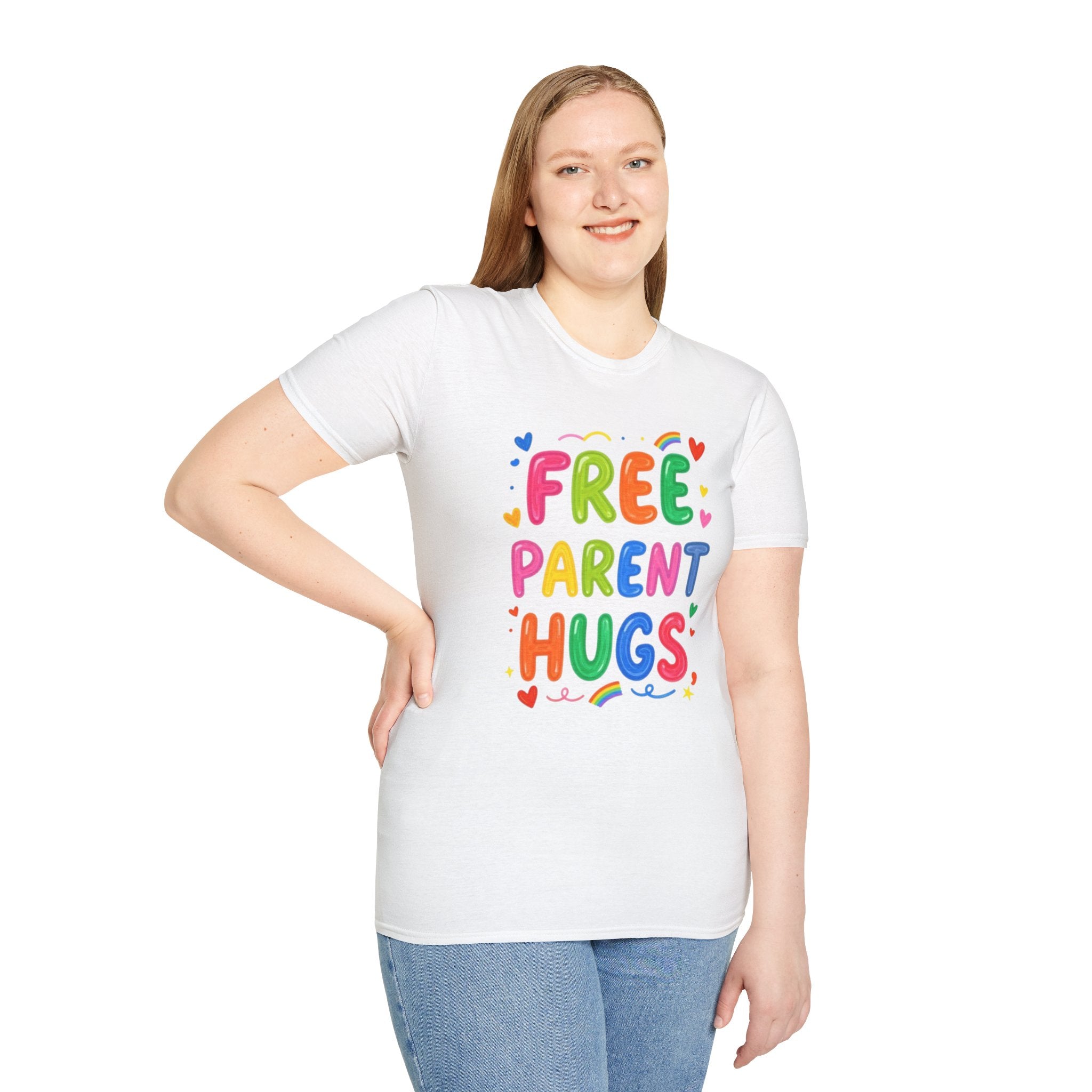 Free Parent Hugs Affirming T-Shirt