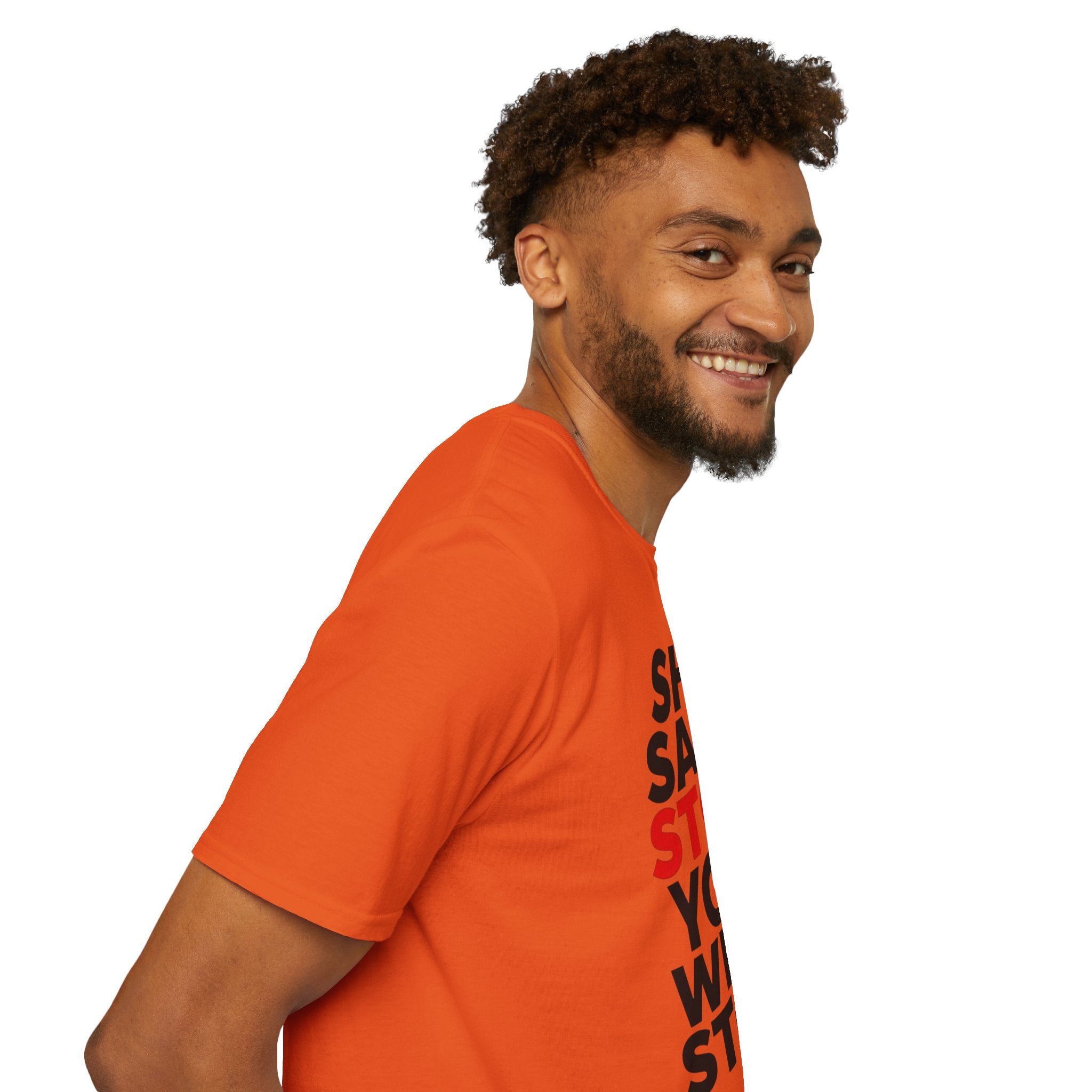 She Said Stop T-Shirt - Bold Statement Tee for Consent Awareness