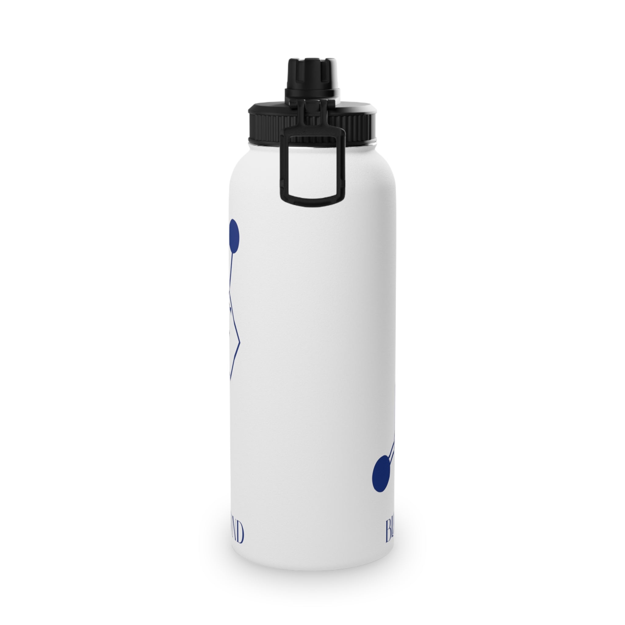 BTTF - Black Trans Travel Fund Logo Stainless Steel Sports Water Bottle