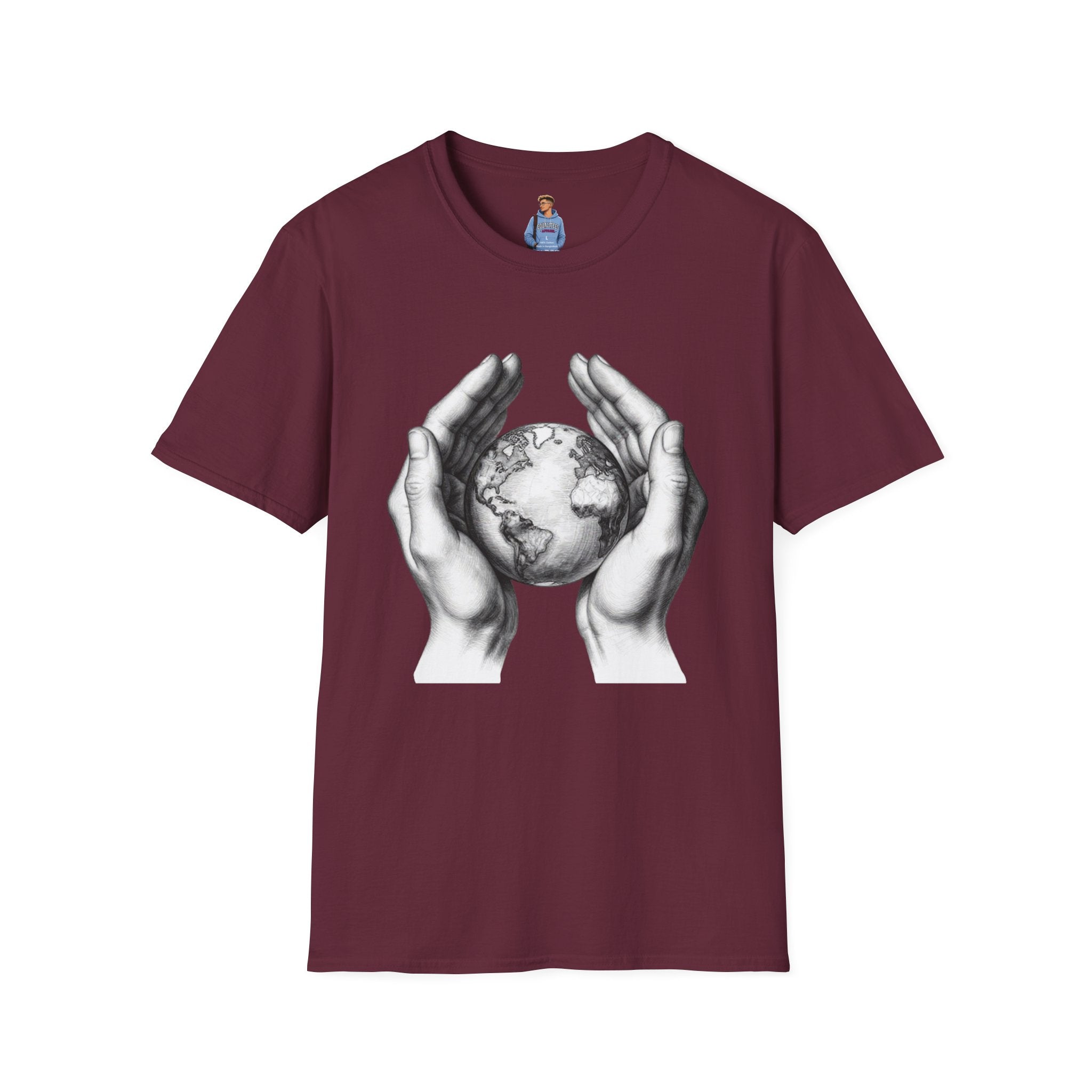 Earth in Your Hands T-Shirt — Protect the Planet Graphic Tee
