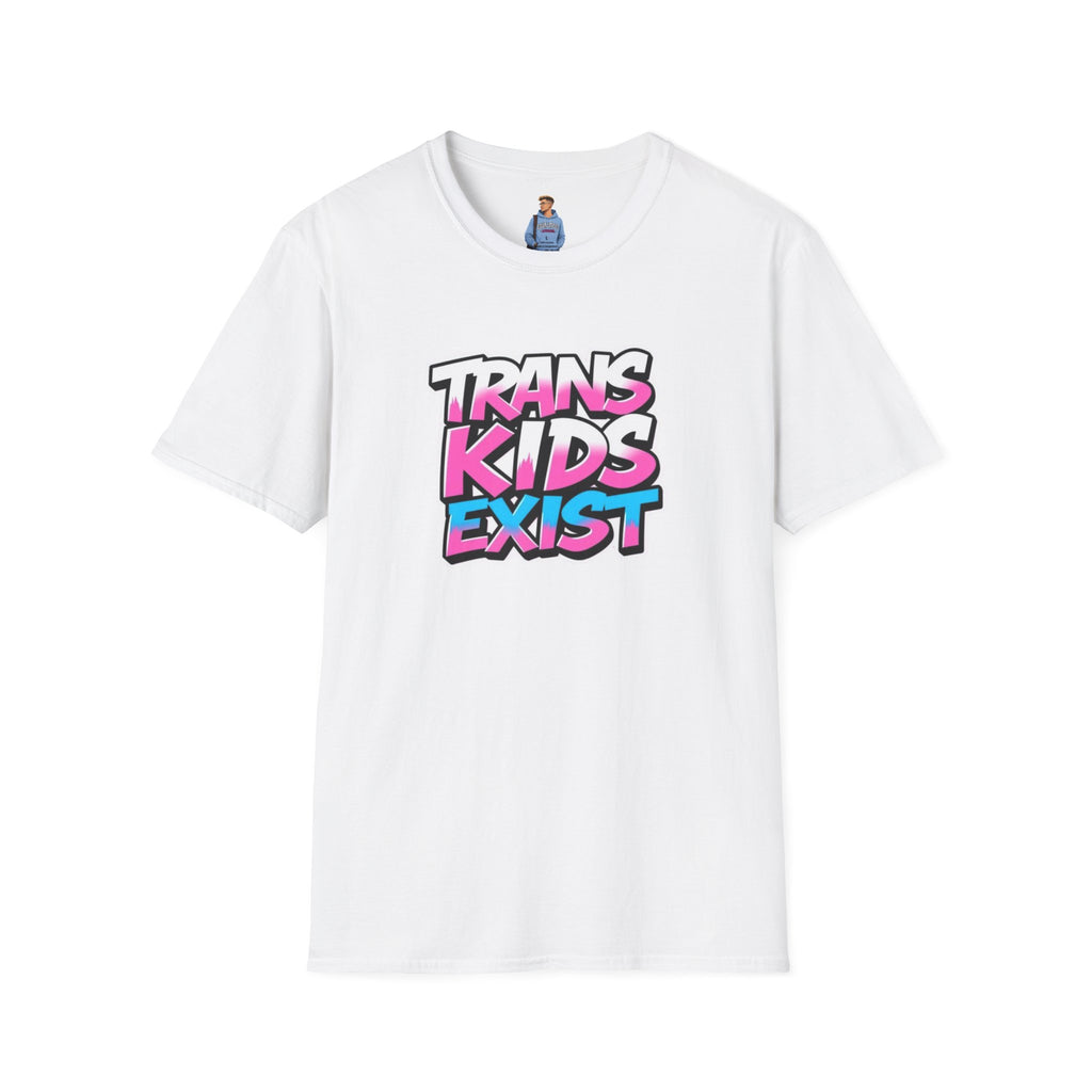 Trans Kids Exist Unisex Softstyle T-Shirt