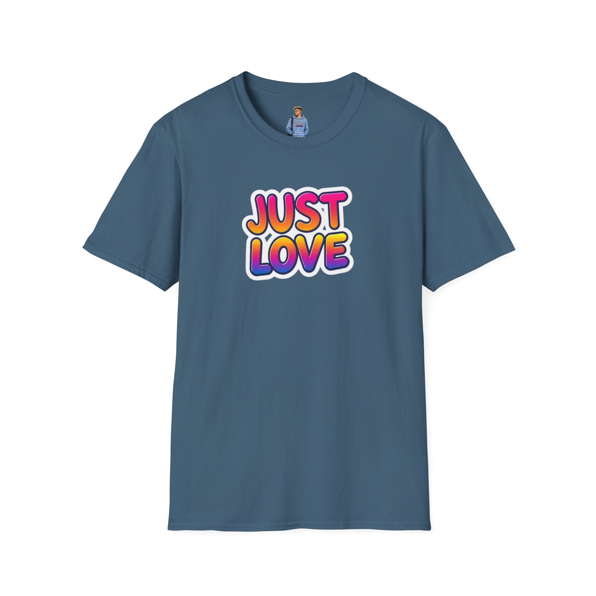 Just Love Unisex Softstyle T-Shirt | Perfect for Pride, Anniversaries, and Everyday Wear