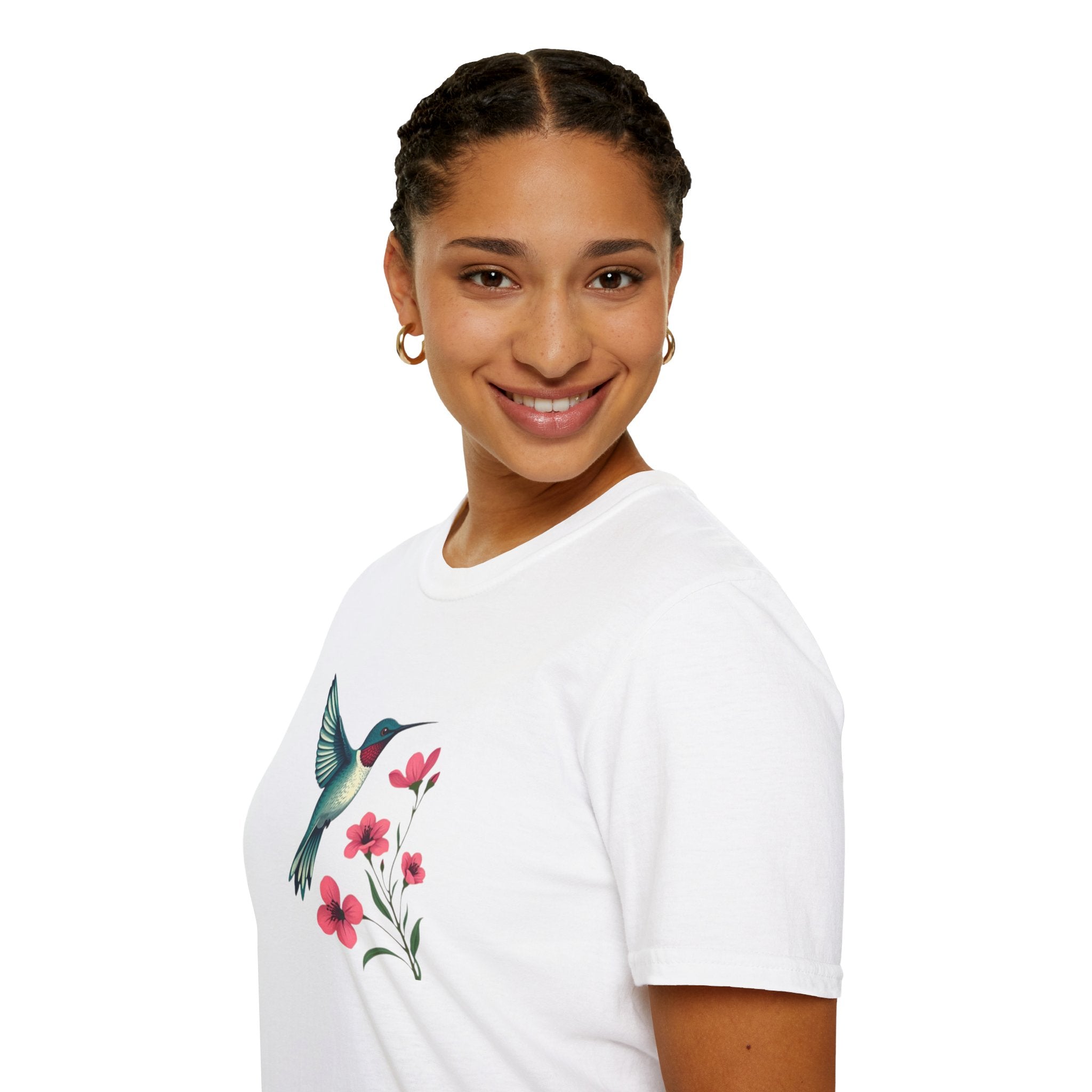 Floral Hummingbird T-Shirt
