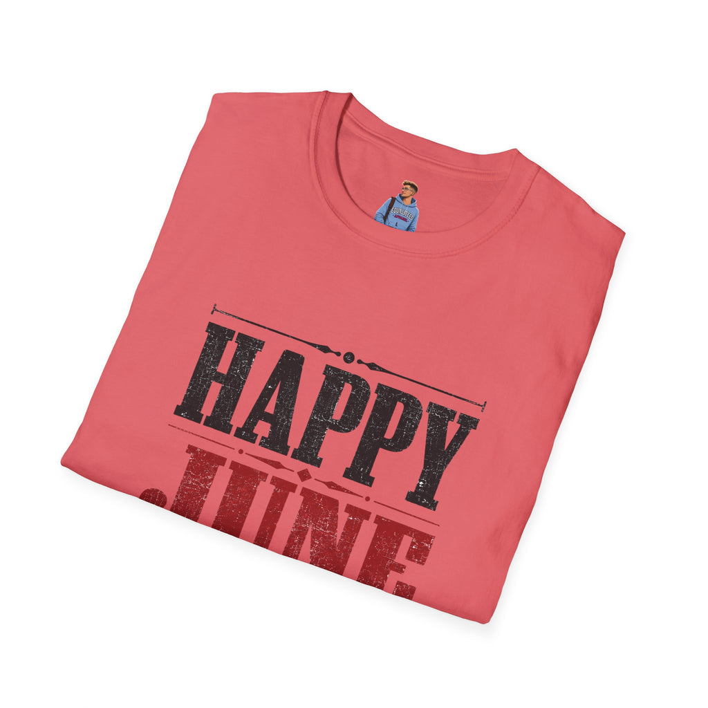Juneteenth T-Shirt — "Happy Juneteenth" Celebration Tee