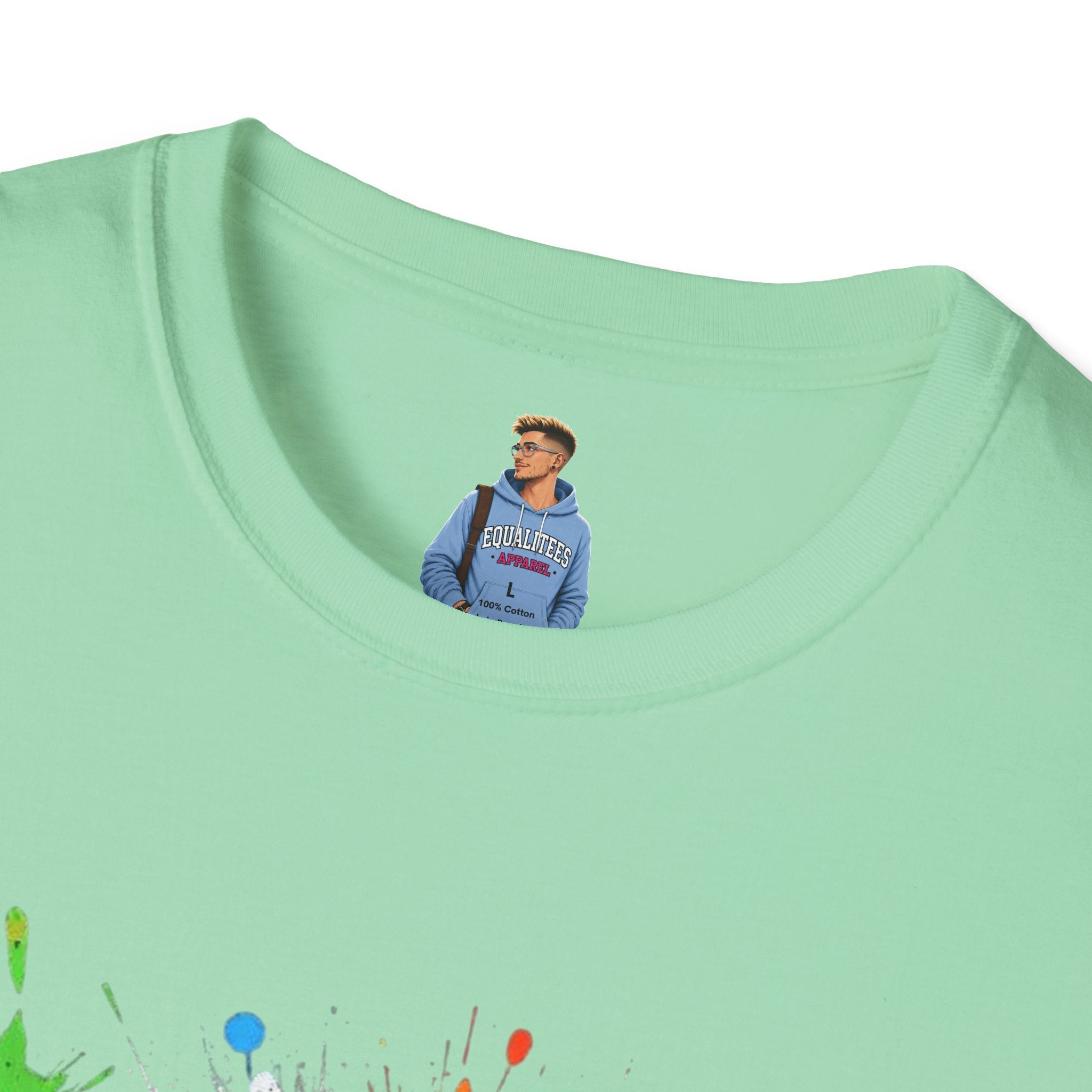 Bold Rainbow WTF Color Splash T-Shirt