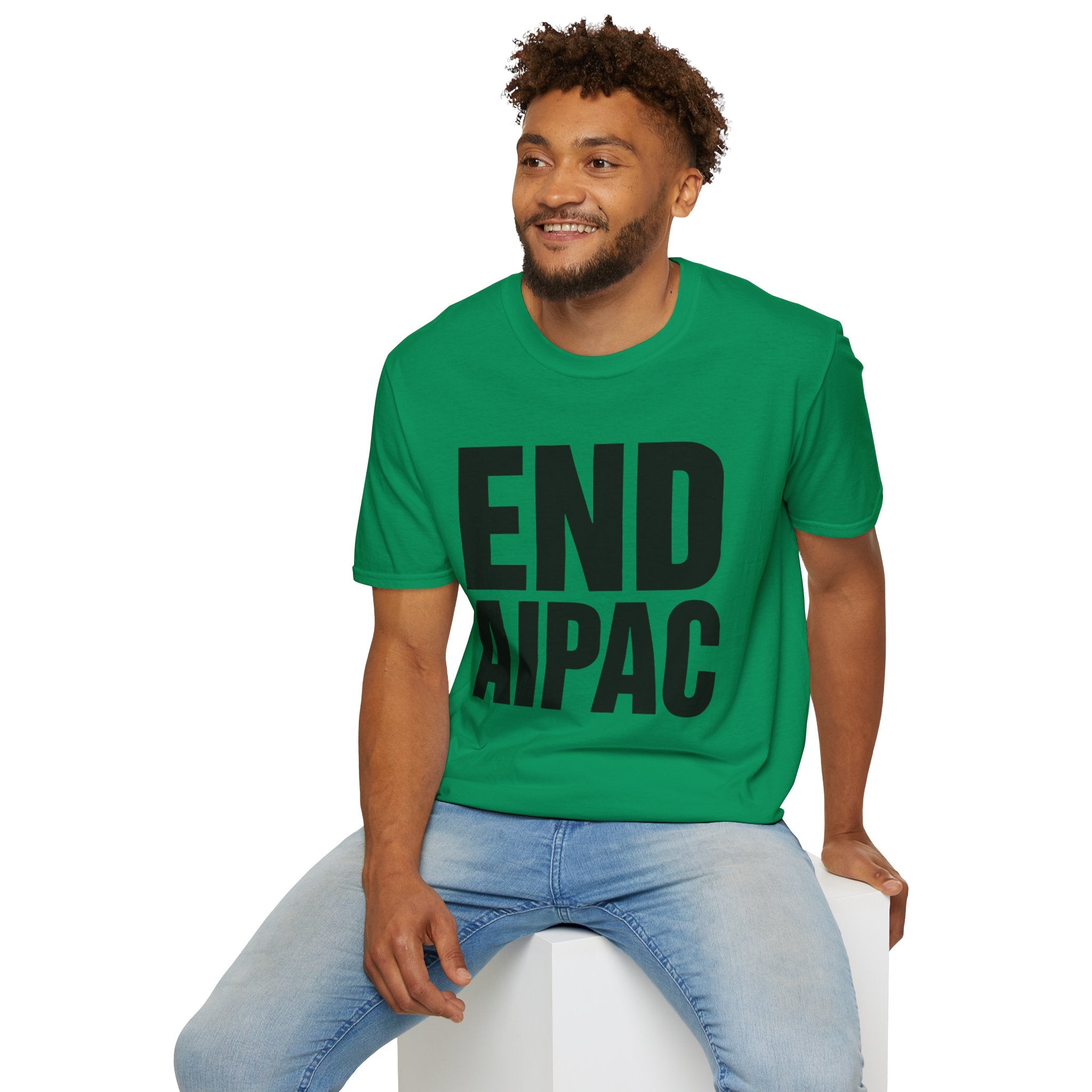 END AIPAC Bold Protest T-Shirt