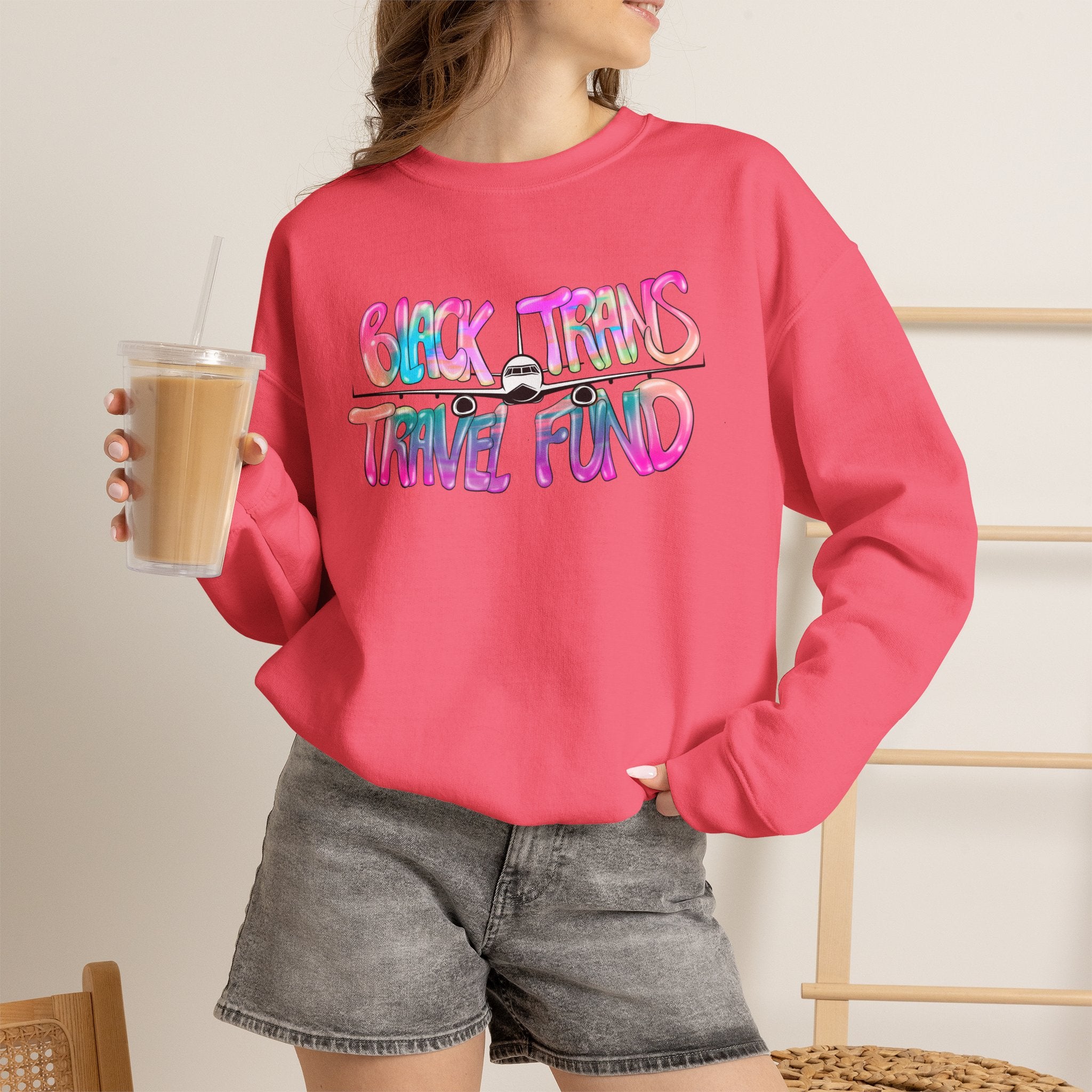 BTTF - Black Trans Travel Fund Unisex Crewneck Sweatshirt