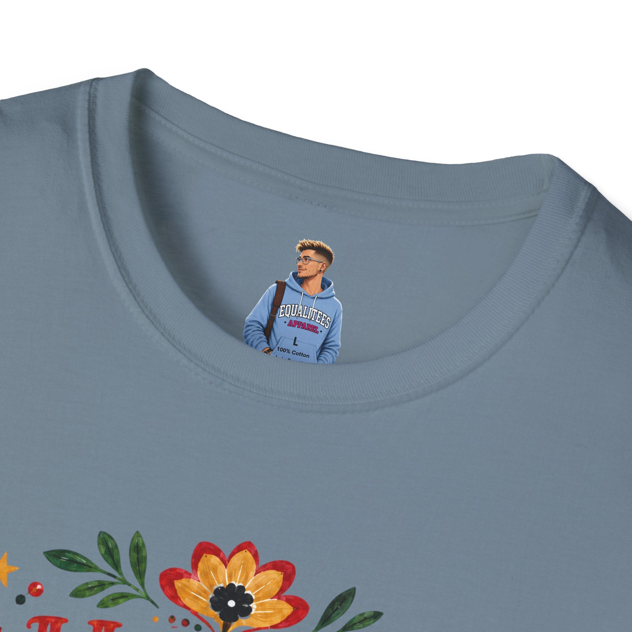 Juneteenth T-Shirt — "Happy Juneteenth" Floral Celebration Tee