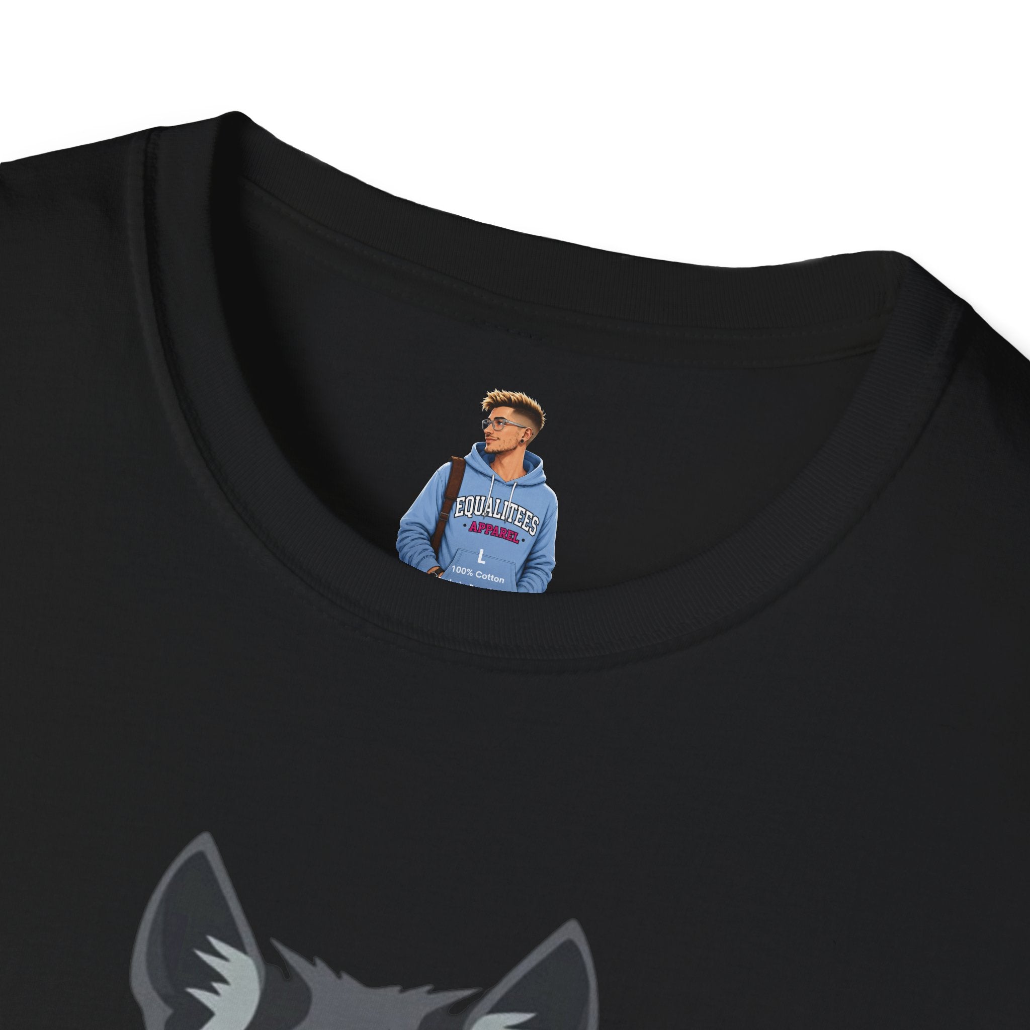 Mystical Wolf Design Unisex Softstyle T-shirt