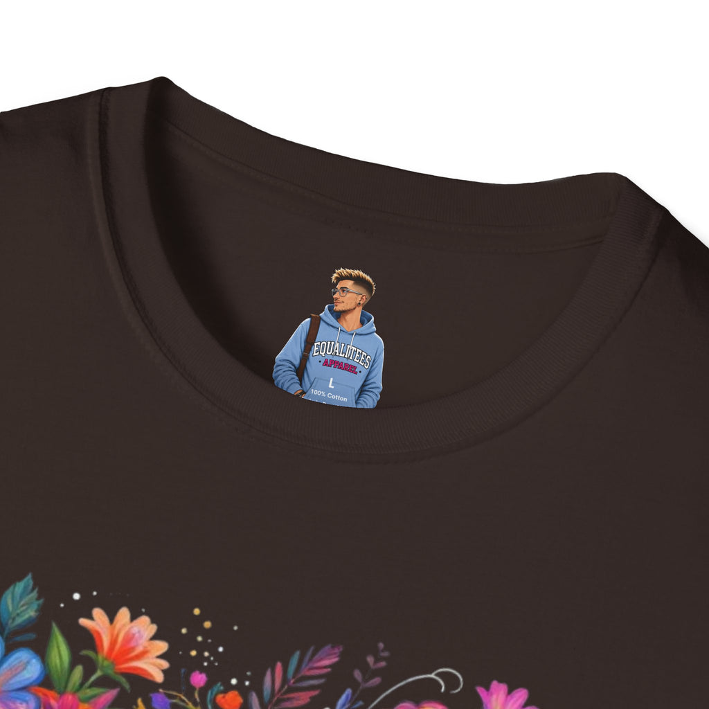 Floral 'FTP' Graphic T-Shirt