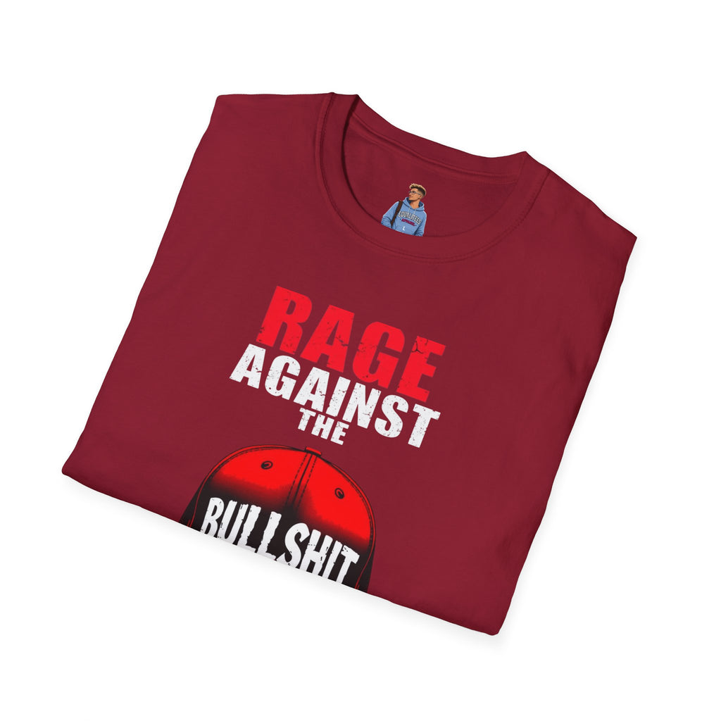 Camiseta unisex Softstyle - Camiseta gráfica "Rage Against the BS"