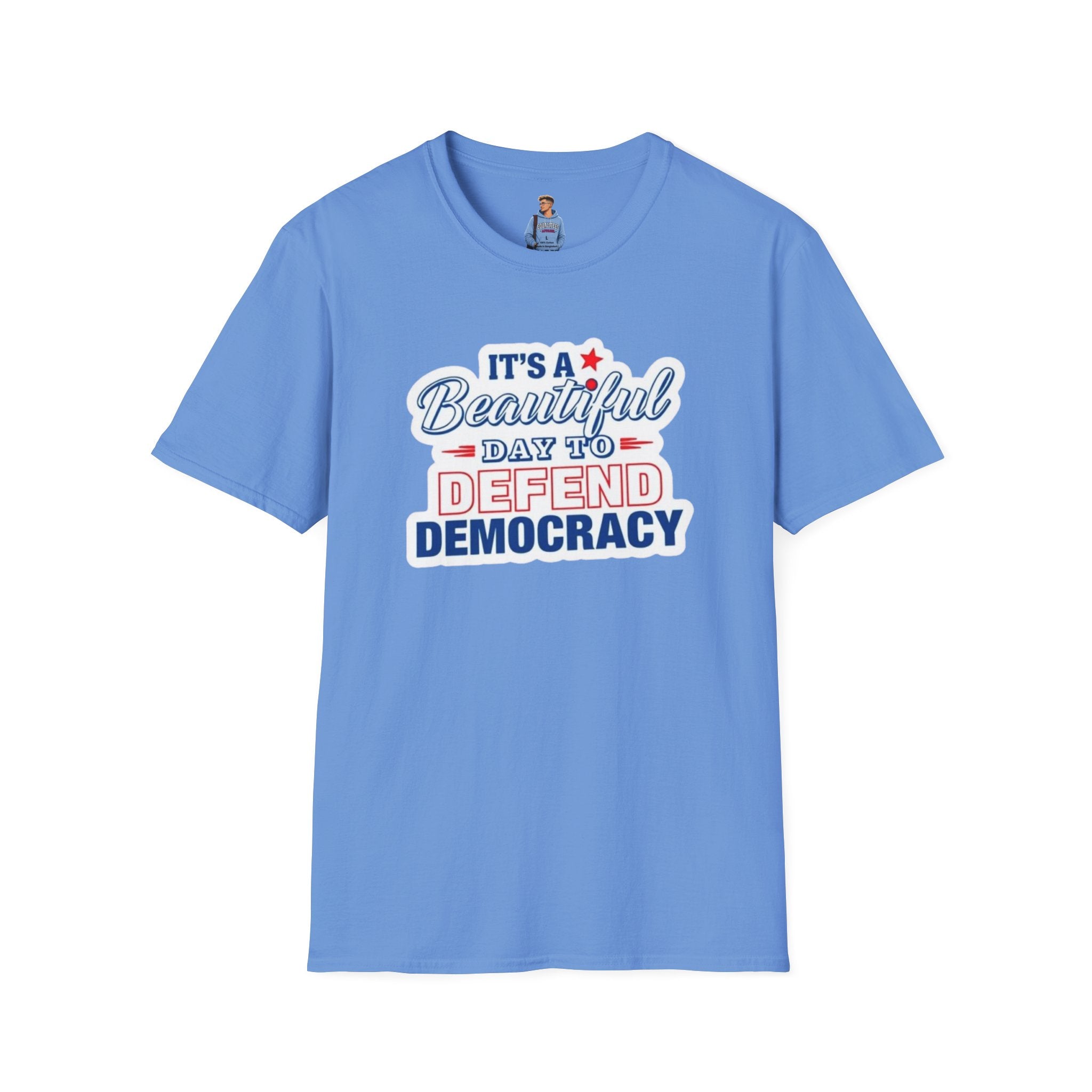 Camiseta unisex suave "Defend Democracy": perfecta para el activismo y el uso diario.