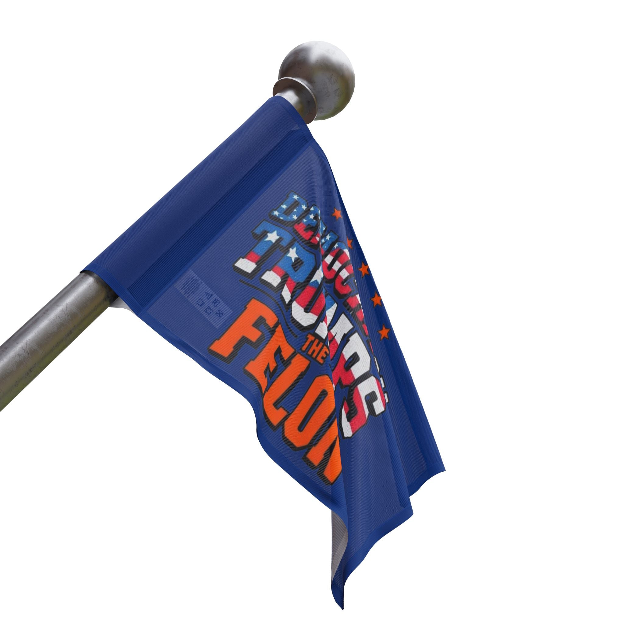 Democracy Trumps the Felon - Protest Flag - EqualiTees.Me
