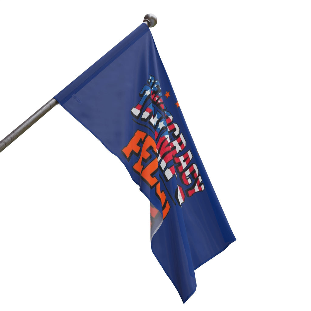 Democracy Trumps the Felon - Protest Flag - EqualiTees.Me