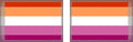 Double Sided Lesbian Pride Flag - Vibrant Rainbow Decorative Banner for Parades and Celebrations - EqualiTees.Me