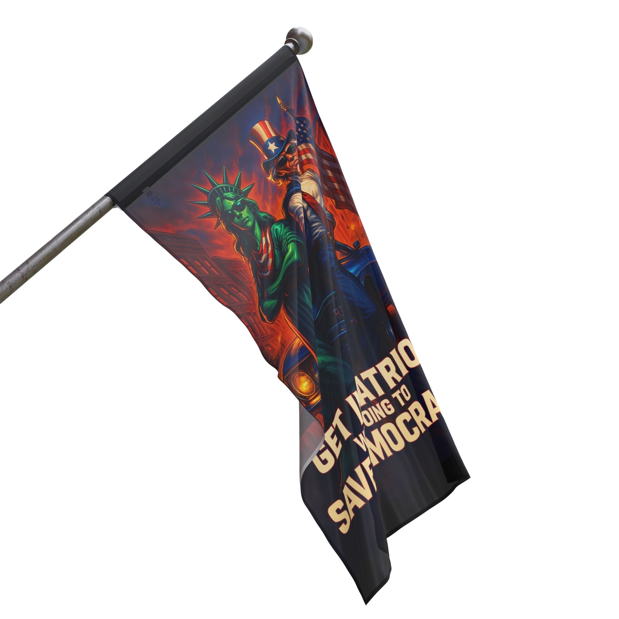 Get In Patriot - Protest Flag - EqualiTees.Me