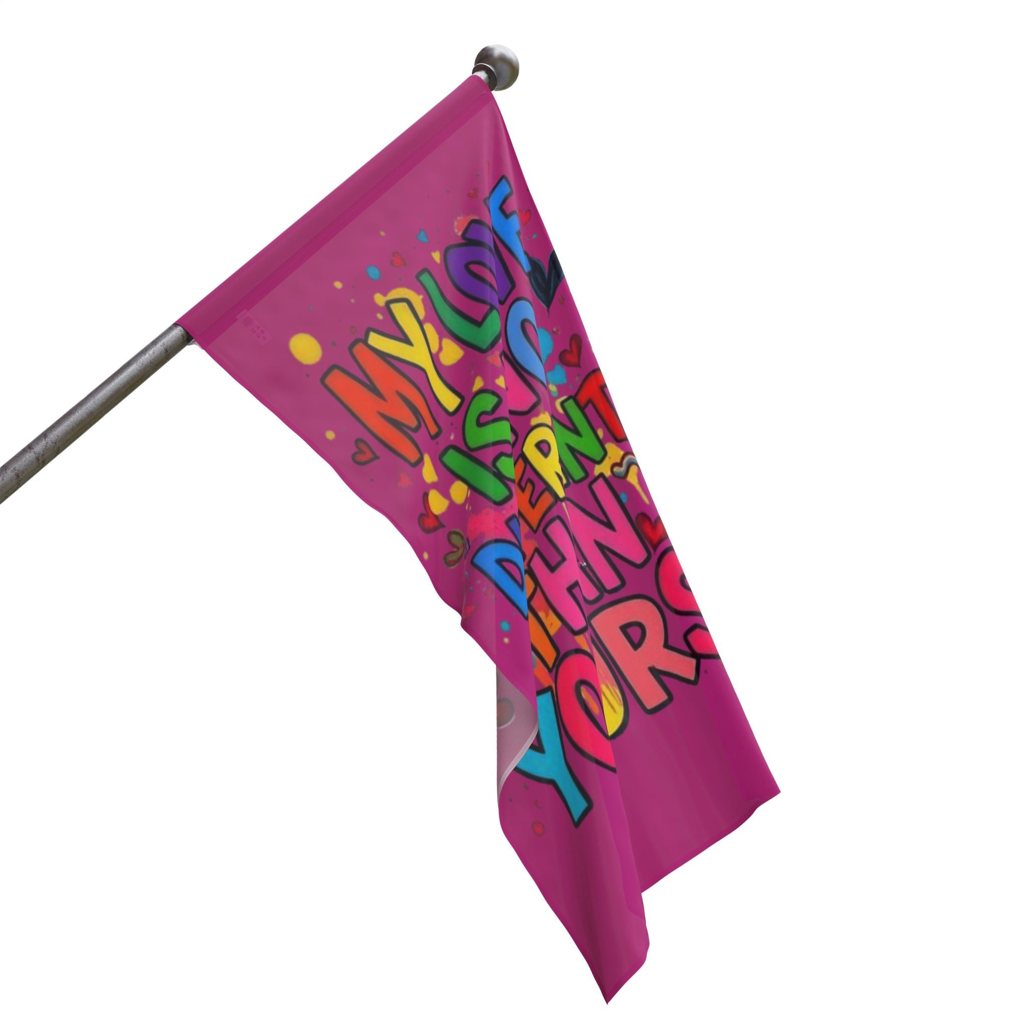 My Love is No Different Than Yours - Pride Flag - EqualiTees.Me