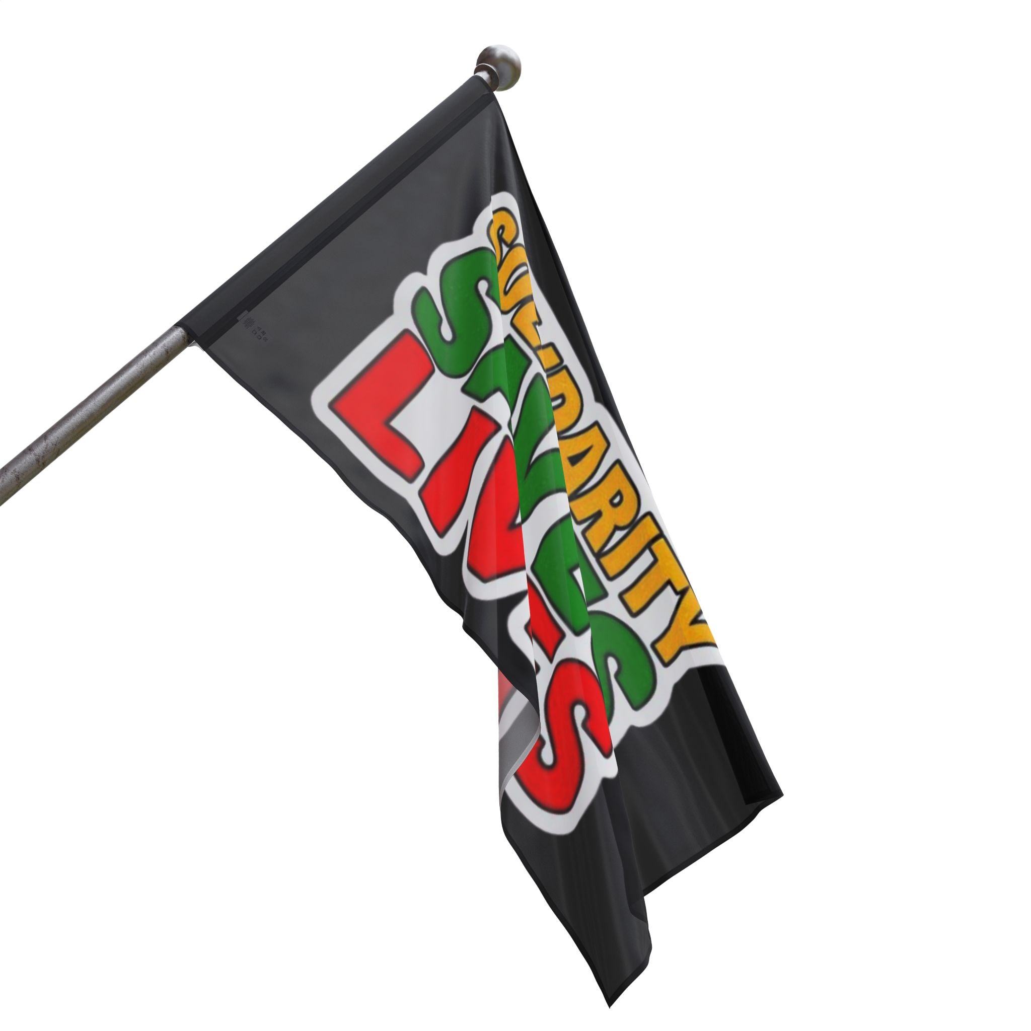 Solidarity Saves Lives - Protest Flag - EqualiTees.Me