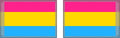 Vibrant Double Sided Pansexual Pride Flag - Perfect for Celebrations & Events - EqualiTees.Me