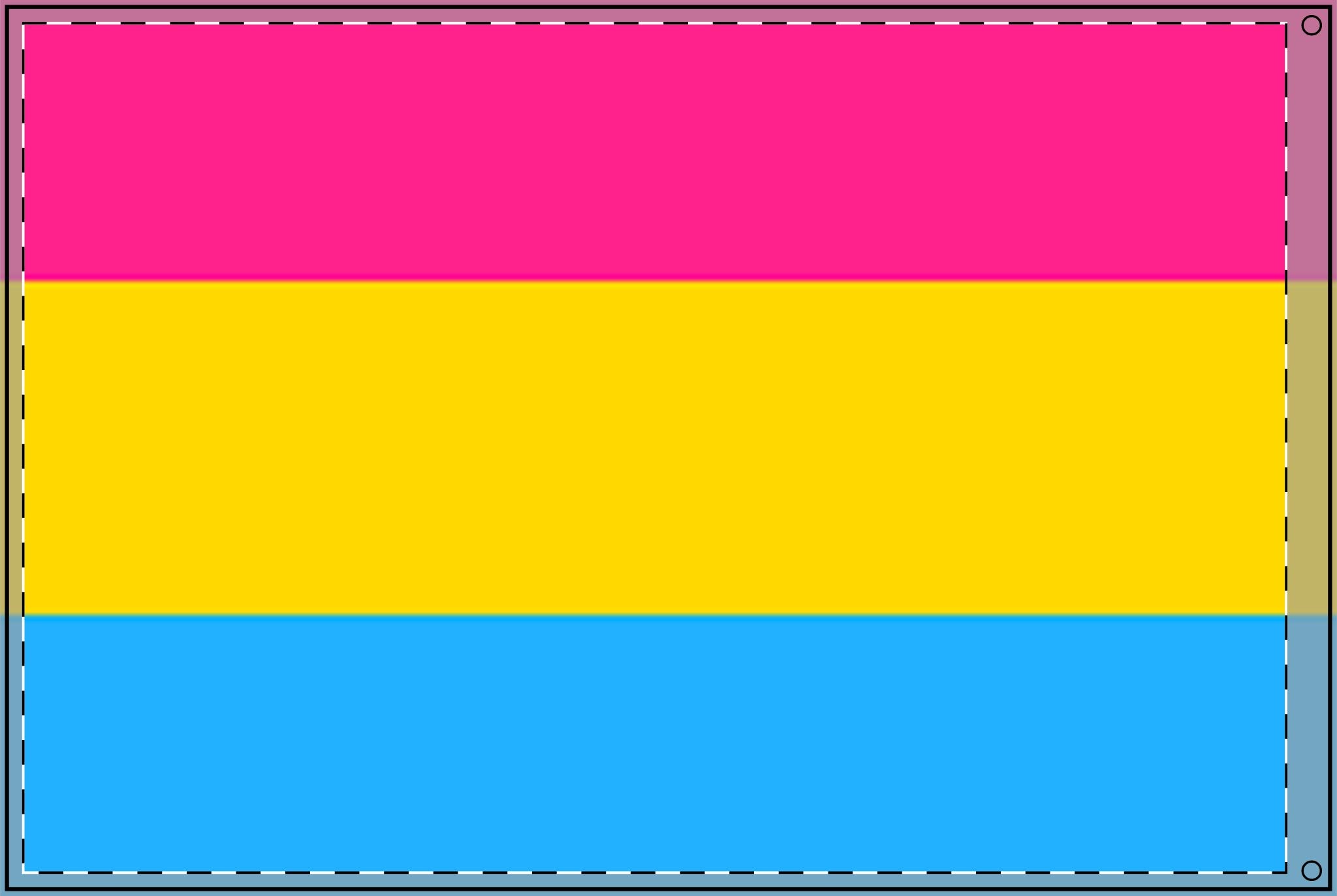 Vibrant Double Sided Pansexual Pride Flag - Perfect for Celebrations & Events - EqualiTees.Me